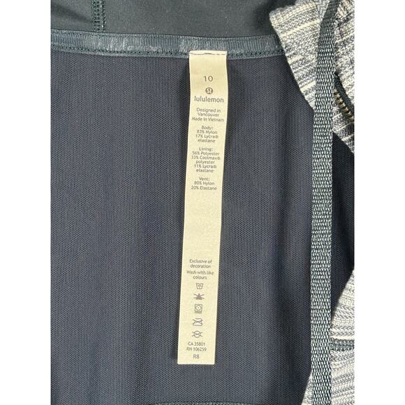 Lululemon Hooded Define Jacket Nulu Womens 10 Heathered Blue Gray Activewear Gym - Picture 2 of 10